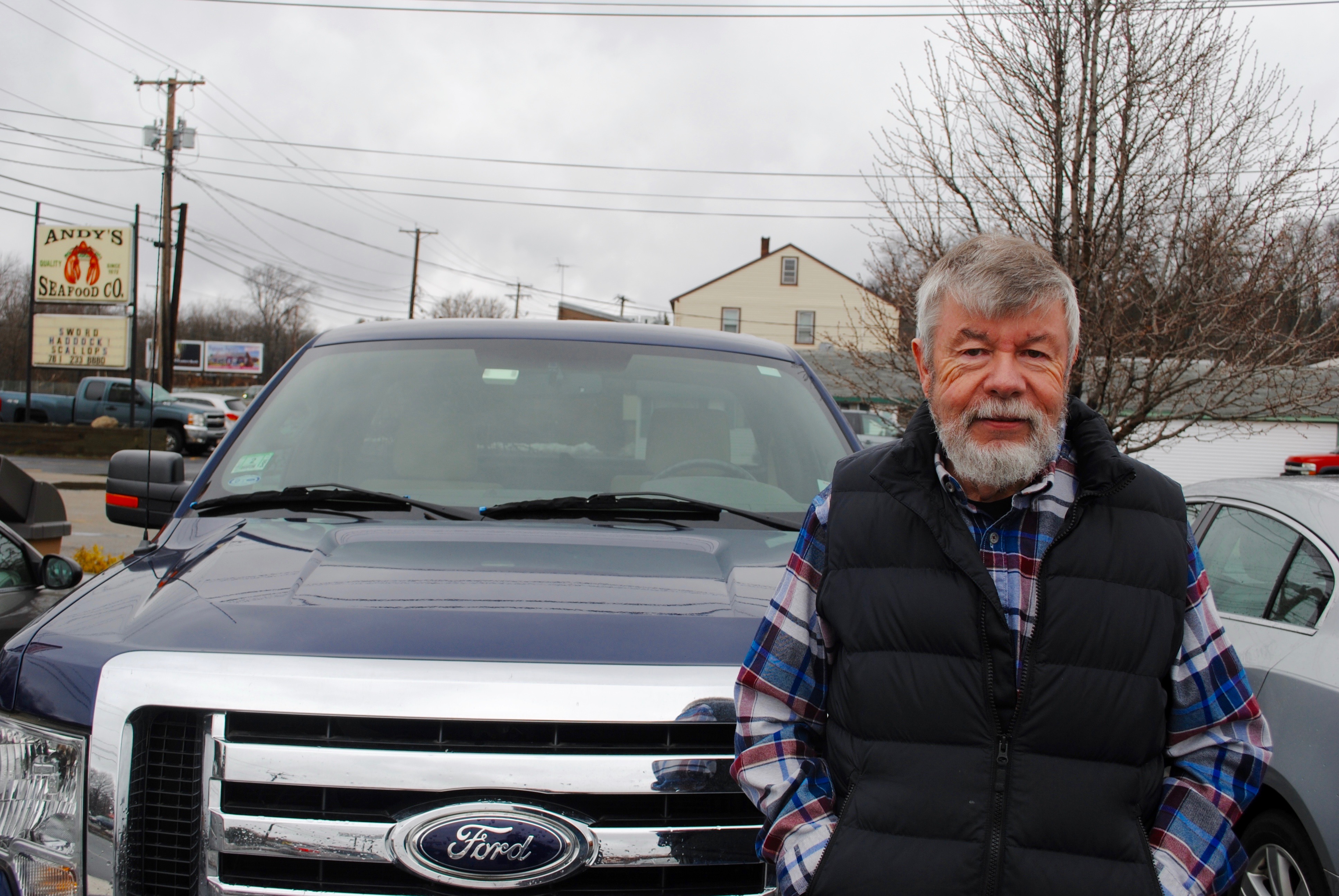 Bill Brown stands in Saugus